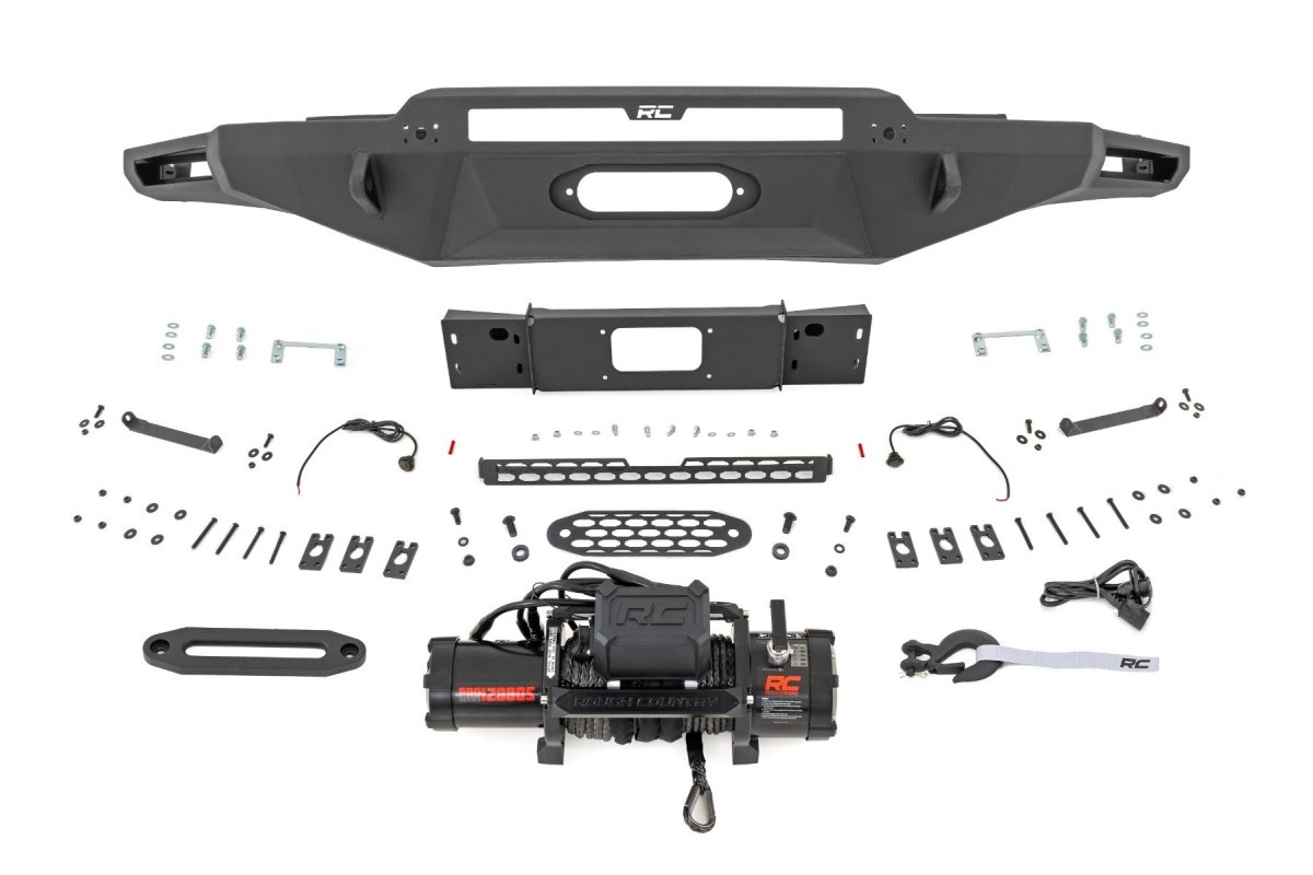 Toyota Tundra Front Bumper - Rough Country - Hybrid | 12000S - '22-'24